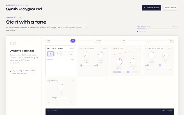 TutSynth screenshot