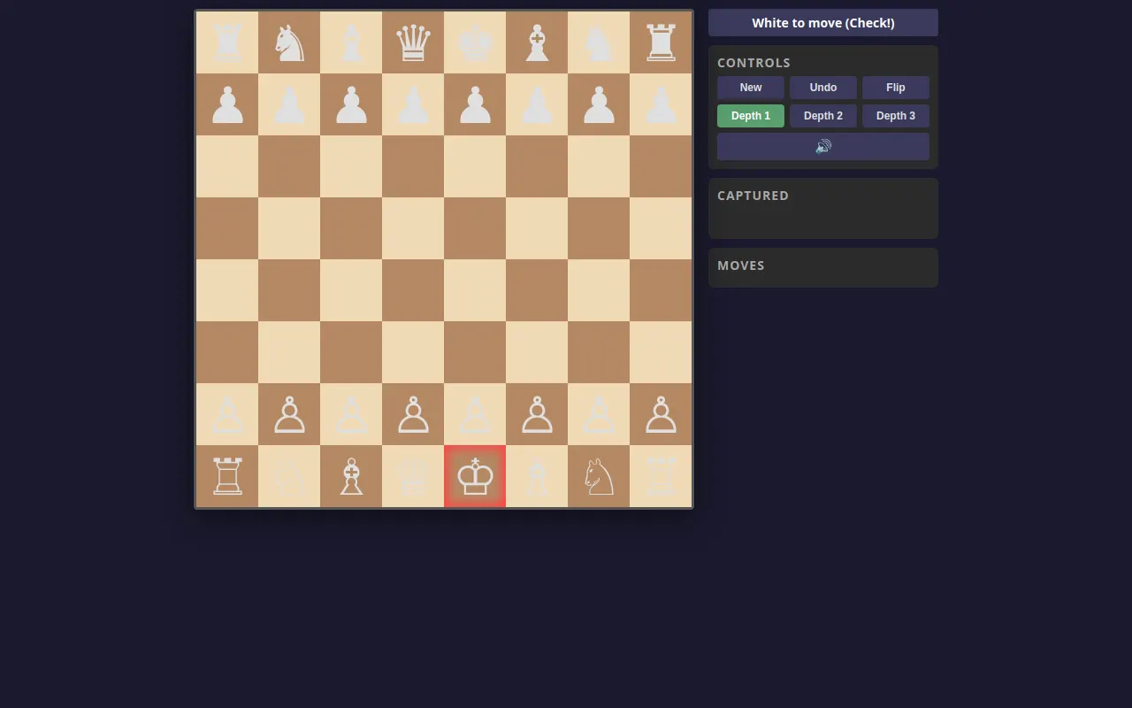 Initial view of Chess