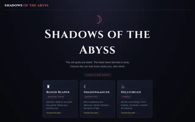 Shadows screenshot
