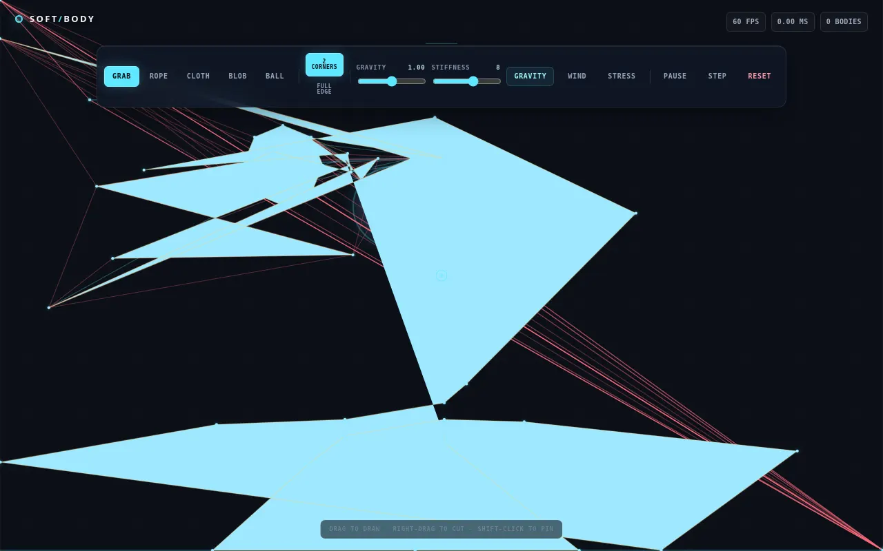 Initial view of Physics Playground