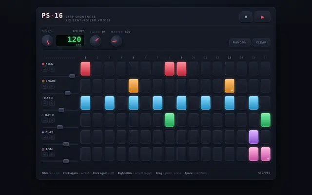Sequencer screenshot
