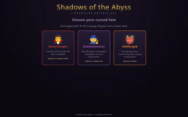 Shadows screenshot