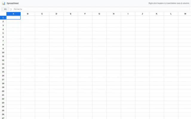 Spreadsheet screenshot