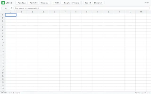 Spreadsheet screenshot