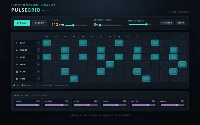 Sequencer screenshot