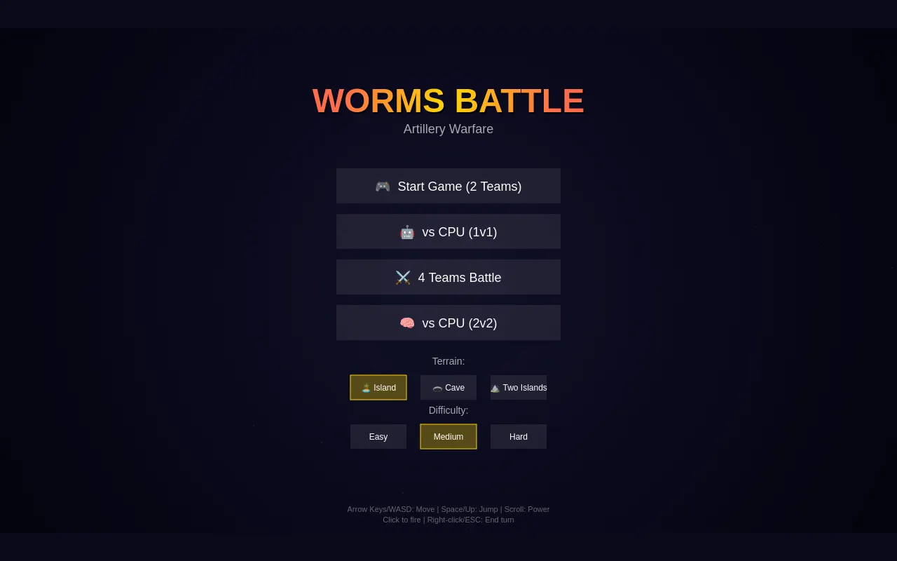 Initial view of Worms