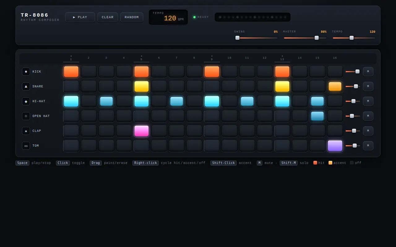 Initial view of Sequencer