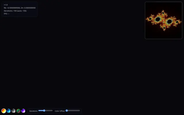 Fractal Explorer screenshot