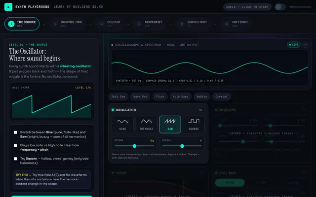 TutSynth screenshot