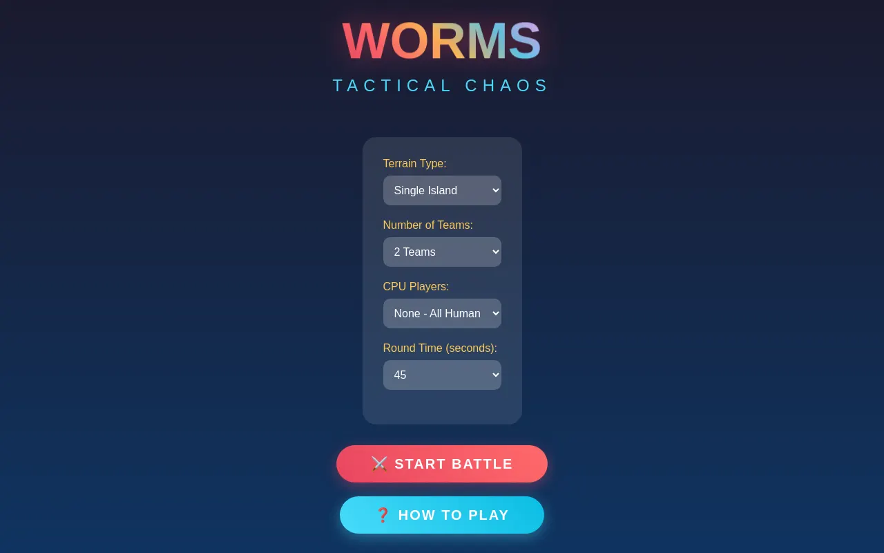 Initial view of Worms