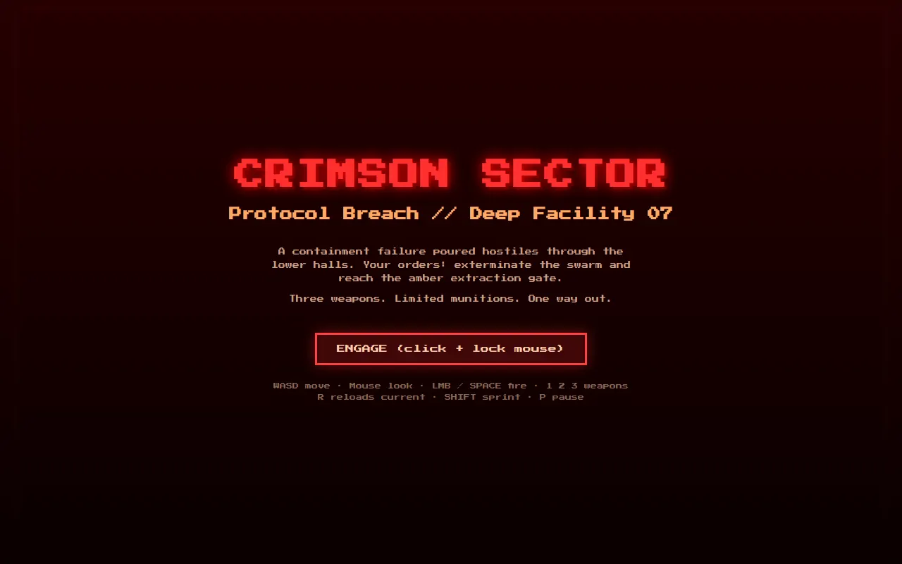 Initial view of DOOM