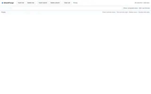 Spreadsheet screenshot