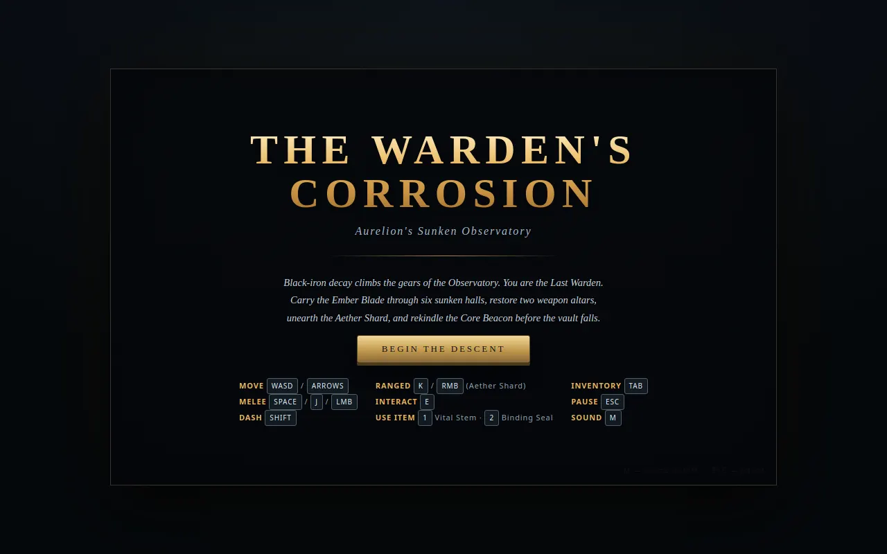 Initial view of Warden