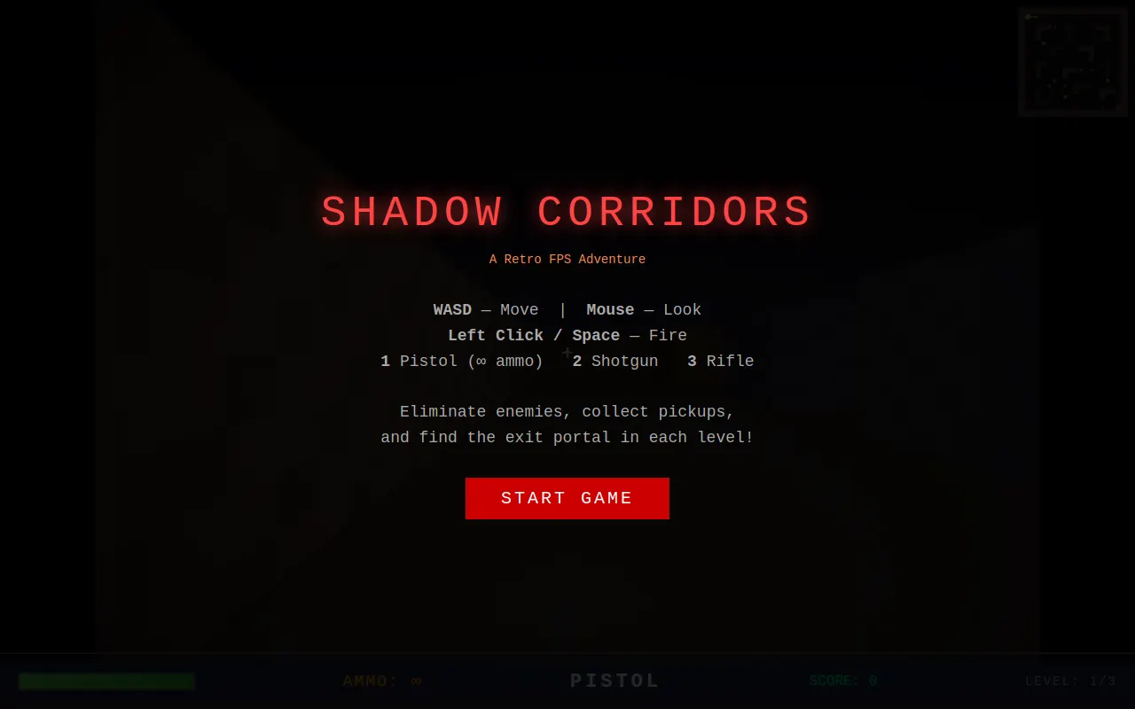 Initial view of DOOM