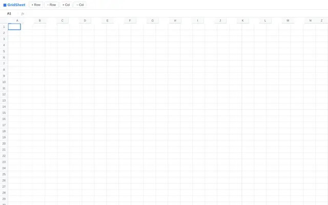 Spreadsheet screenshot