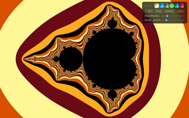 Fractal Explorer screenshot