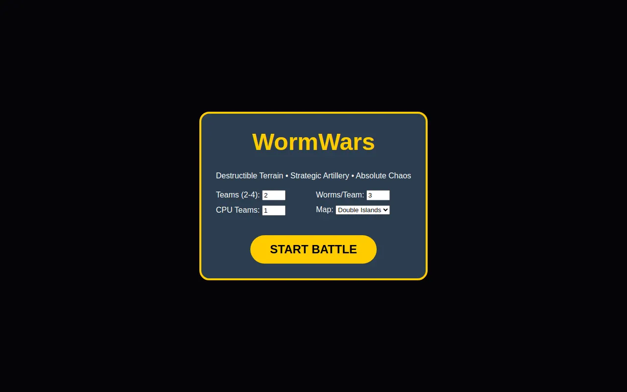 Initial view of Worms