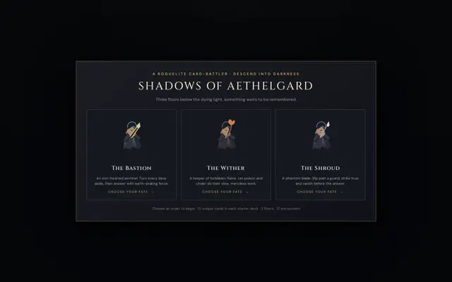 Deckbuilder screenshot