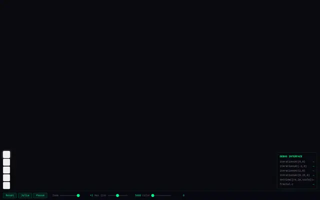 Fractal Explorer screenshot