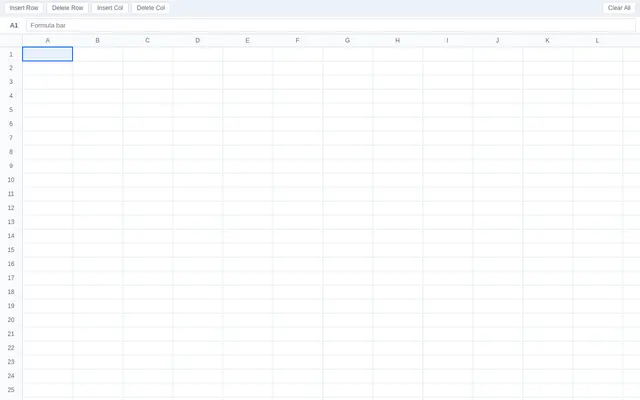 Spreadsheet screenshot