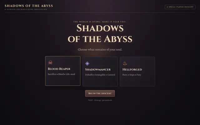 Shadows screenshot
