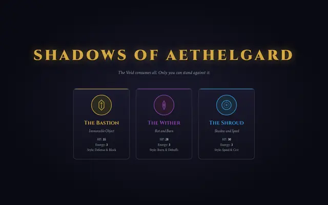 Deckbuilder screenshot