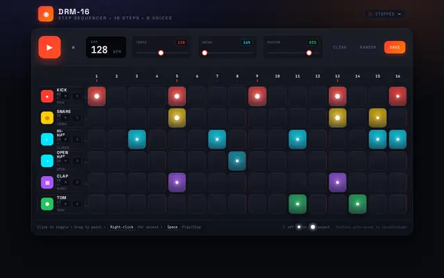 Sequencer screenshot