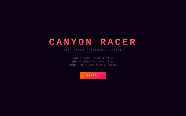 Canyon Run screenshot