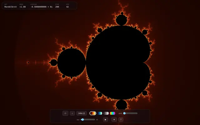 Fractal Explorer screenshot