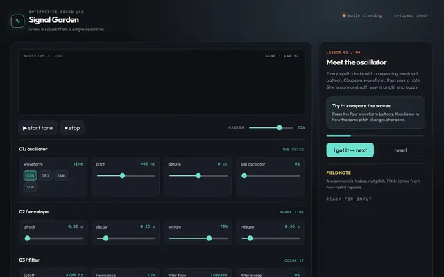 TutSynth screenshot