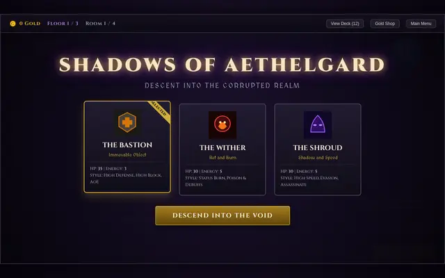 Deckbuilder screenshot