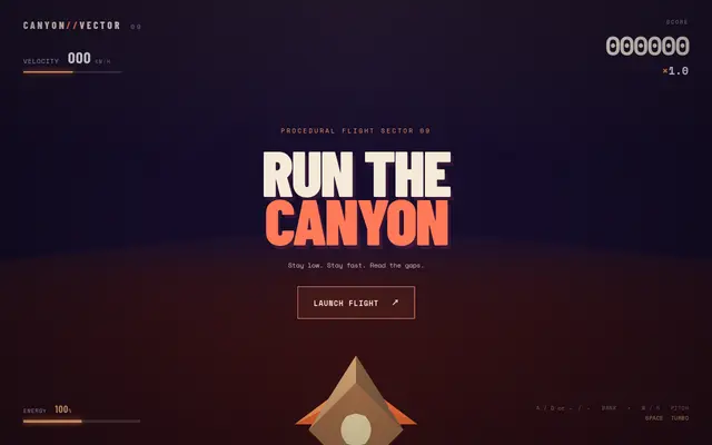 Canyon Run screenshot