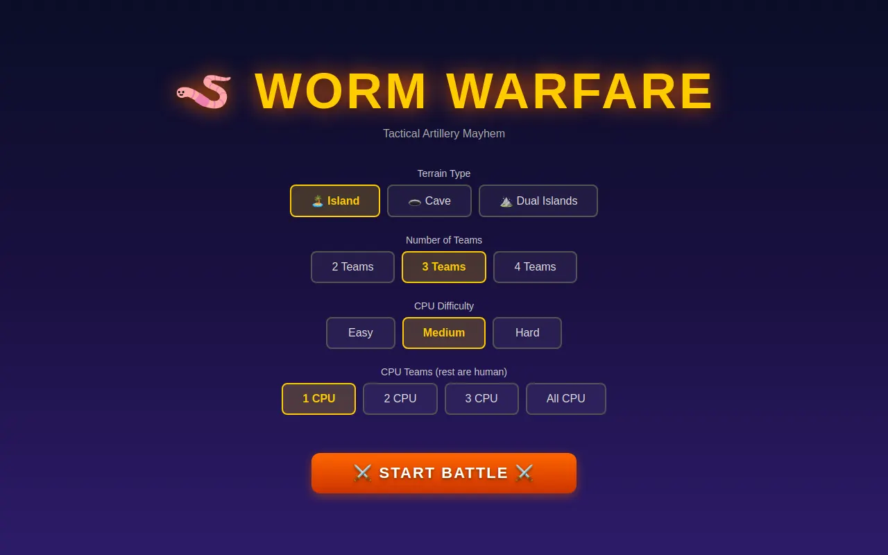 Initial view of Worms