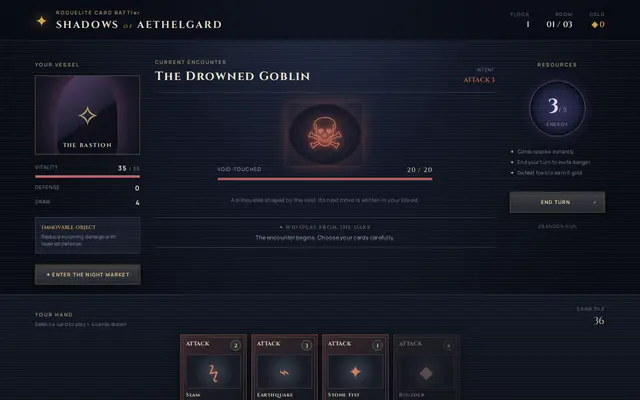 Deckbuilder screenshot