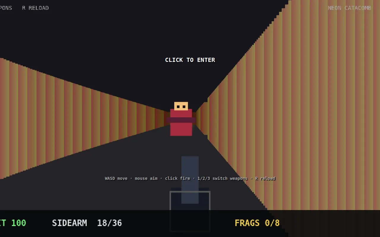 Initial view of DOOM