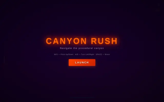 Canyon Run screenshot
