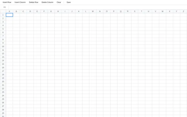 Spreadsheet screenshot
