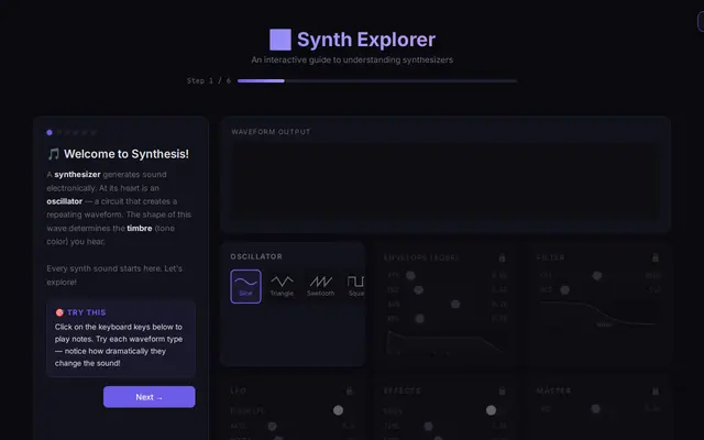 TutSynth screenshot