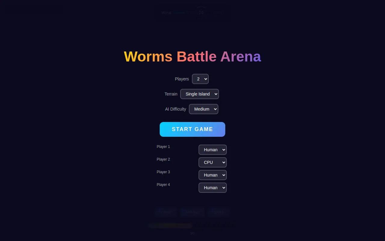Initial view of Worms