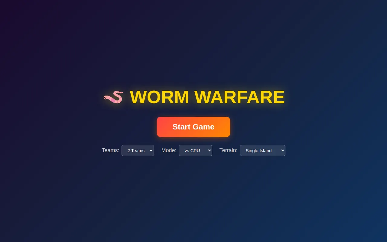 Initial view of Worms