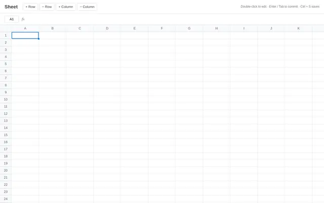 Spreadsheet screenshot