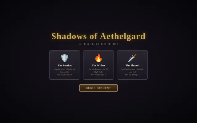 Deckbuilder screenshot