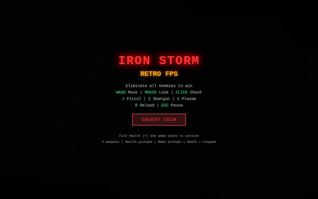 Initial view of DOOM