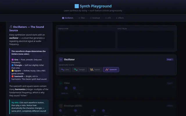 TutSynth screenshot