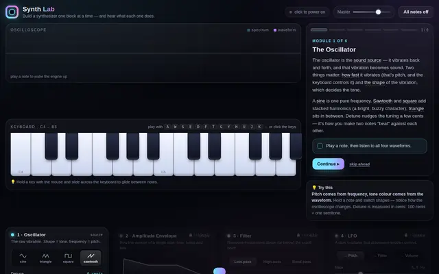 TutSynth screenshot