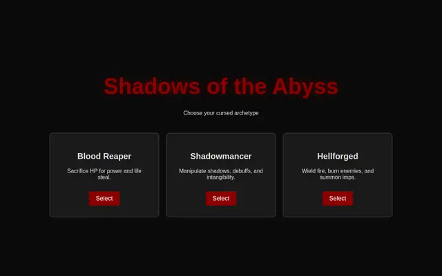 Shadows screenshot