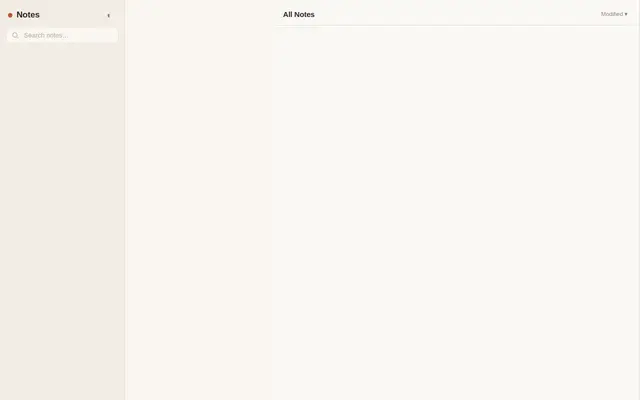 Notes screenshot