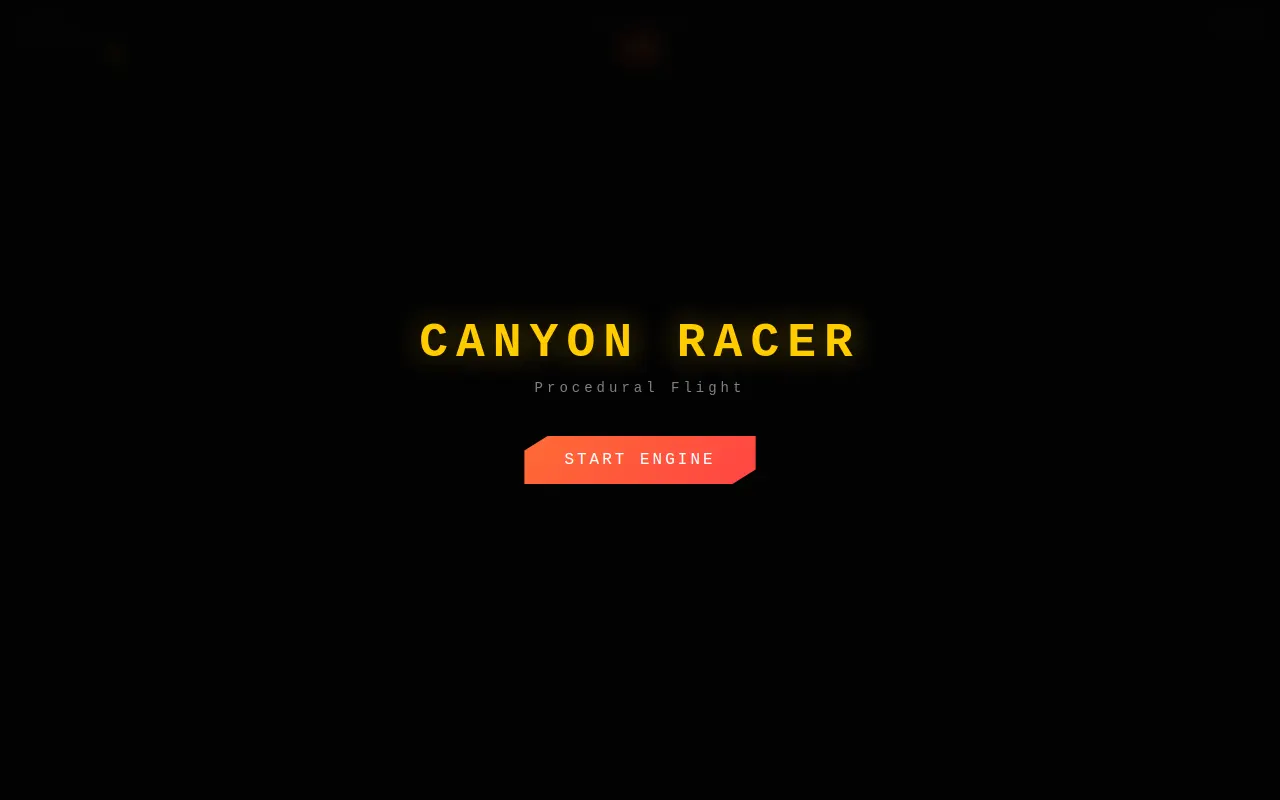Initial view of Canyon Run