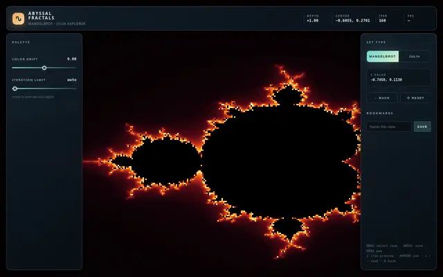 Fractal Explorer screenshot