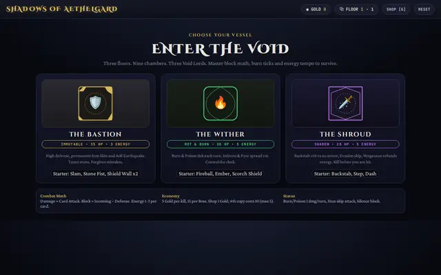Deckbuilder screenshot